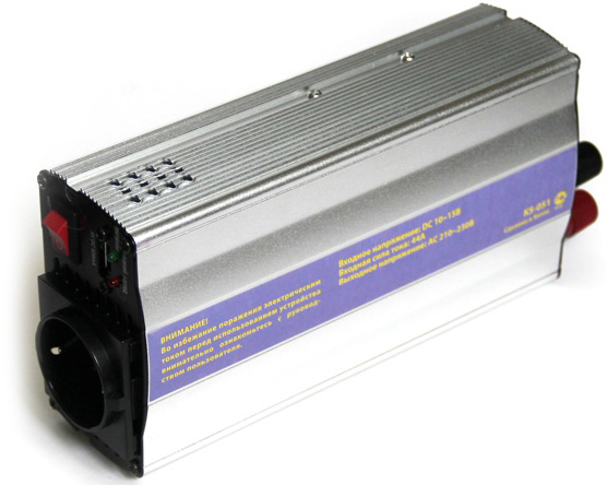 Инвертор (преобразователь питания 12-&gt;220В) от аккумулятора авто 500Вт KS-is Finvy (KS-051)