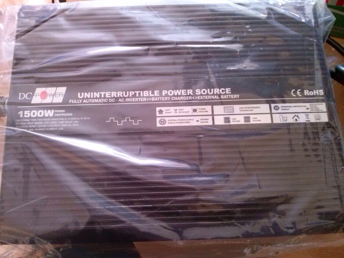 Преобразователь напряжения (инвертор) DC Power UPS-1500/12