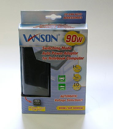 Автомобильный адаптер SDP-90WUSB VANSON