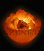 Солевая лампа ZENET_ ZET-119 Чаша с кристалами