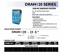 Преобразователь напряжения DRAN120-24A CHINFA