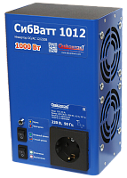 Инвертор СибВатт 1012, преобразователь напряжения DC/AC, 12В/220В, 1000Вт