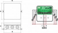 Светоконтроллер ЭКСЭ-6СД (12 А/IP54) купить по выгодной цене Светоконтроллер ЭКСЭ-6СД (12 А/IP54)