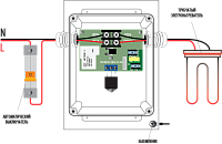 Регулятор мощности РС-35А (цифровой диммер 35А/IP55) купить по выгодной цене Регулятор мощности РС-35А (цифровой диммер 35А/IP55)
