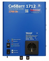 Инвертор СибВатт 1712, преобразователь напряжения DC/AC, 12В/220В, 1700Вт