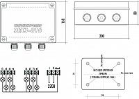 Светоконтроллер ЭКСЭ-816 (80А/IP56)